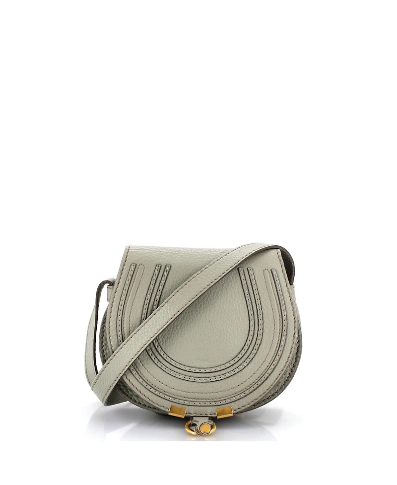 Pre-Owned Chloe Mini Marcie Crossbody Bag Leather