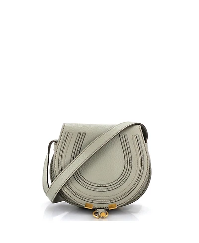 Pre-Owned Chloe Mini Marcie Crossbody Bag Leather