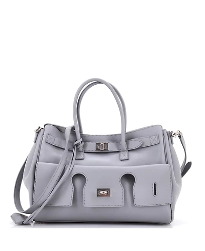 Pre-Owned Balenciaga Small Bel Air Carry All Bag Leather