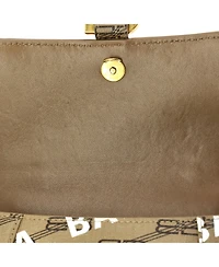 Pre-Owned Balenciaga Small Hourglass Top Handle Bag Monogram Coated Canvas