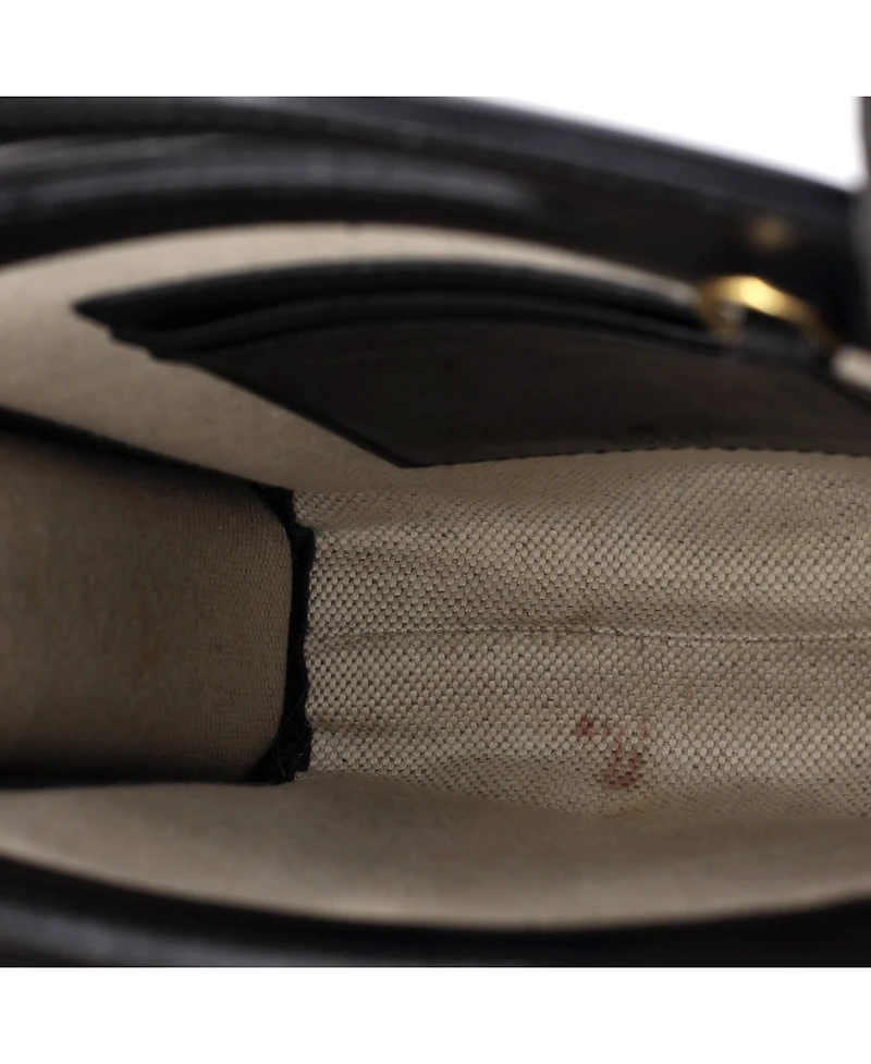 Pre-Owned Gucci Mini Top Handle Crossbody Bag Gg Matelasse Leather