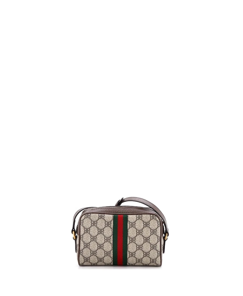 Pre-Owned Balenciaga Mini x Gucci The Hacker Project Camera Bag Bb Coated Canvas