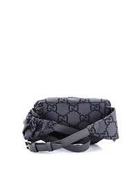 Pre-Owned Gucci Ripstop Belt Bag Gg Nylon and Leather