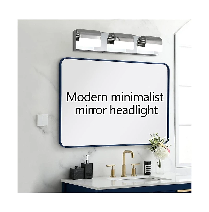 Busdays 3 Light Led Bathroom Vanity Lighting Over Mirror Bath Wall Light Fixture