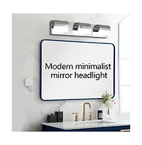 Busdays 3 Light Led Bathroom Vanity Lighting Over Mirror Bath Wall Light Fixture