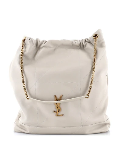 Pre-Owned Saint Laurent Large Jamie 4.3 Pochon Shoulder Bag Quilted Leather