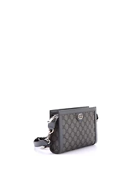 Pre-Owned Gucci Small Ophidia Convertible Shoulder Bag Gg Coated Canvas