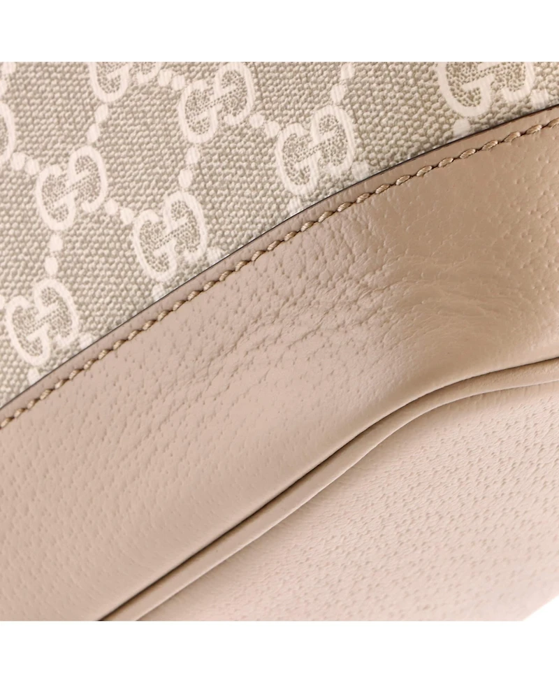 Pre-Owned Gucci Small Ophidia Top Handle Shopping Tote Gg Coated Canvas and Leather