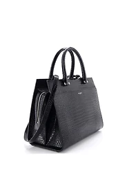 Pre-Owned Saint Laurent Medium Uptown Tote Embossed Leather