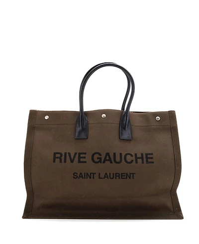 Pre-Owned Saint Laurent Large Rive Gauche Shopper Tote Felt