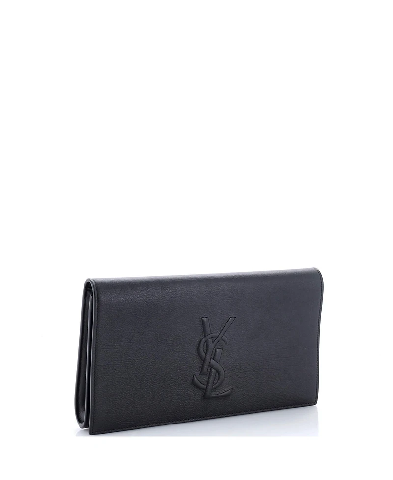 Pre-Owned Saint Laurent Large Belle de Jour Clutch Leather