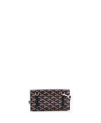 Pre-Owned Goyard Pm Monte Carlo Clutch with Strap Coated Canvas