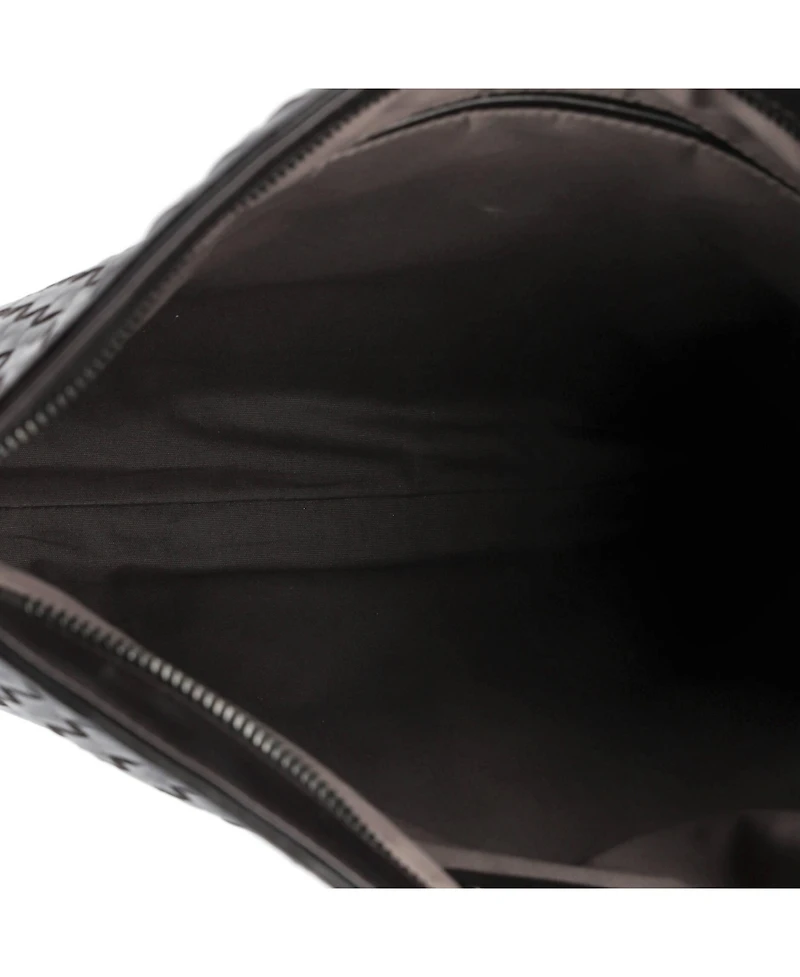 Pre-Owned Bottega Veneta Medium Flat Messenger Bag Intrecciato Nappa