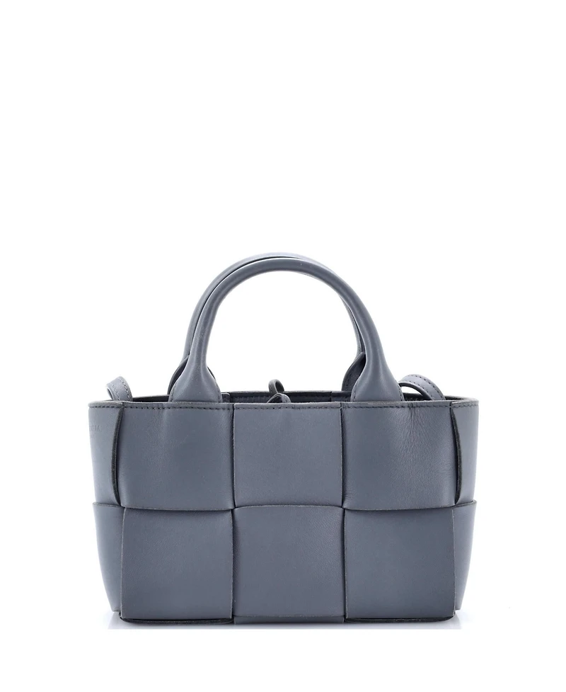 Pre-Owned Bottega Veneta Candy Arco Tote Maxi Intrecciato Leather