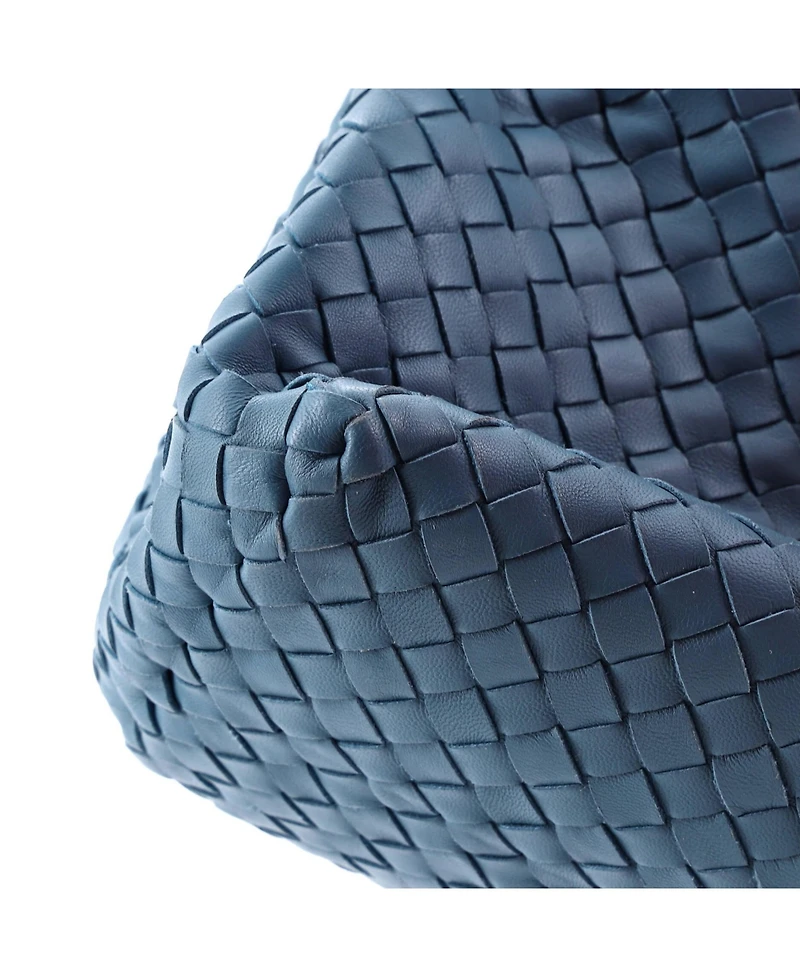 Pre-Owned Bottega Veneta Double Chain Tote Intrecciato Nappa