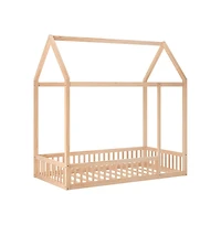 Buzz & Bloom Kids House Shaped Bed with Triangular Top