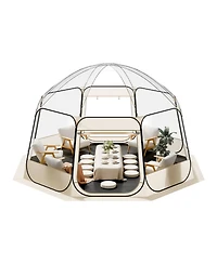 Cozito Pop Up Bubble Tent, 15 x 13.8 feet Clear Camping Shelter for 12-15 Persons