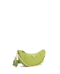 Pre-Owned Prada Demi Lune Shoulder Bag Re-Nylon