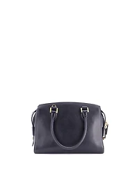 Pre-Owned Prada Small Convertible Zip Around Satchel City Calfskin and Saffiano Leather