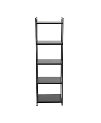 Household Essentials Jamestown 5 Shelf Open Storage Bookshelf