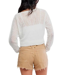 Free People Women's Maris Fine Gauge Scoop Neck Cardigan