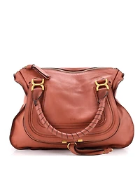 Pre-Owned Chloe Large Marcie Shoulder Bag Leather