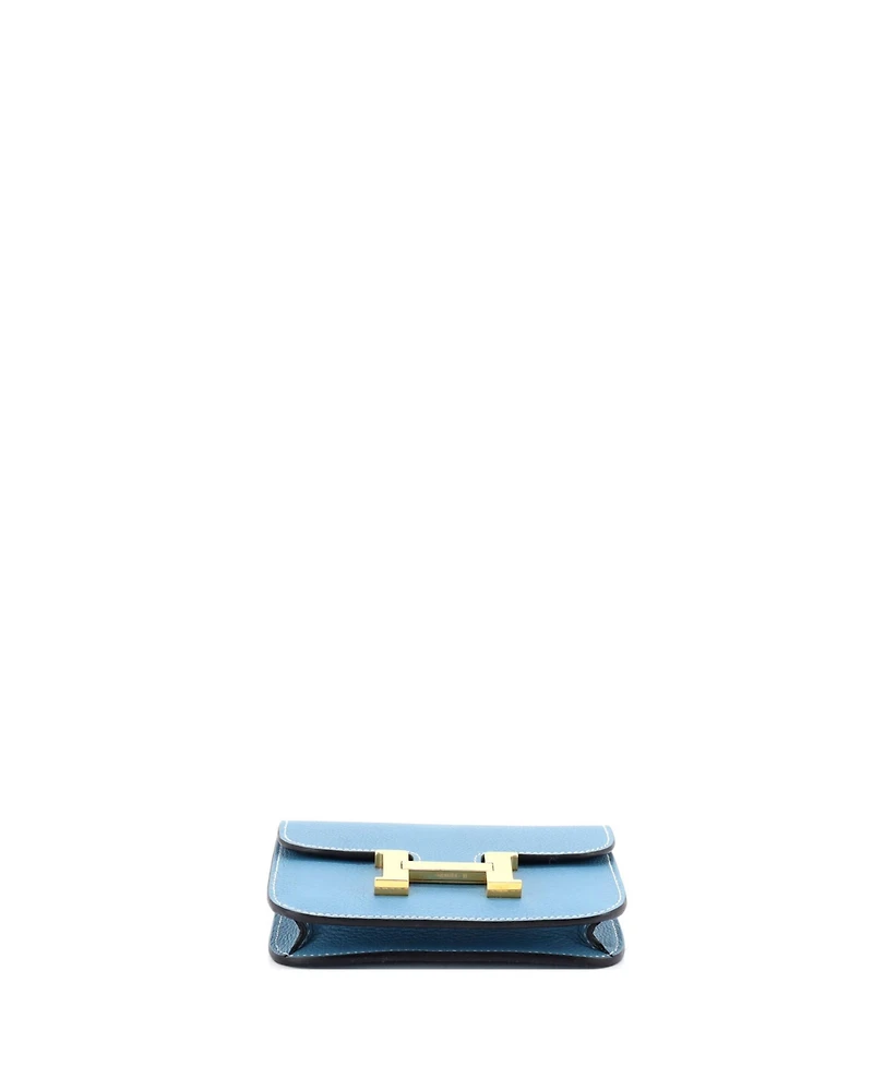 Pre-Owned Hermes Constance Slim Wallet Evercolor