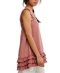 Free People Women's Cotton-Blend Spring Tide Tunic Top