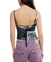 Free People Women's Estella Square Neck Asymmetric Tank Top
