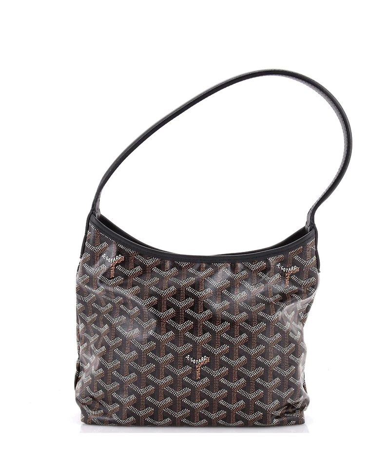 Pre-Owned Goyard Mini Boheme Hobo Coated Canvas