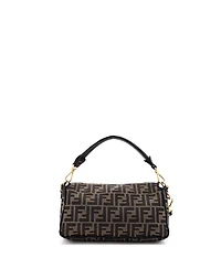 Pre-Owned Fendi Medium Baguette Nm Bag Zucca Canvas