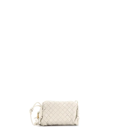 Pre-Owned Bottega Veneta Mini Concert Crossbody Pouch Intrecciato Nappa