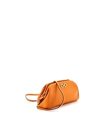 Pre-Owned Salvatore Ferragamo Small Gancini Crossbody Bag Leather