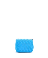 Pre-Owned Versace Mini Virtus Chain Flap Shoulder Bag Quilted Leather