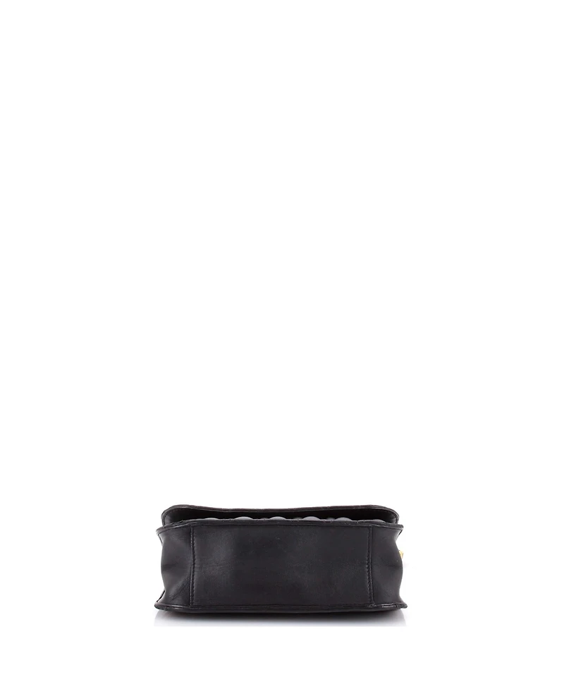 Pre-Owned Versace Small Virtus Flap Shoulder Bag Quilted Leather