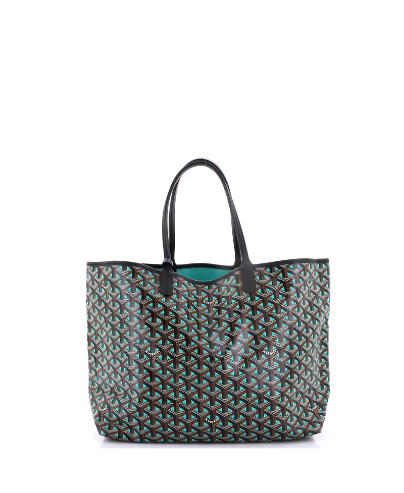 Pre-Owned Goyard Pm Saint Louis Tote Claire Voie Coated Canvas