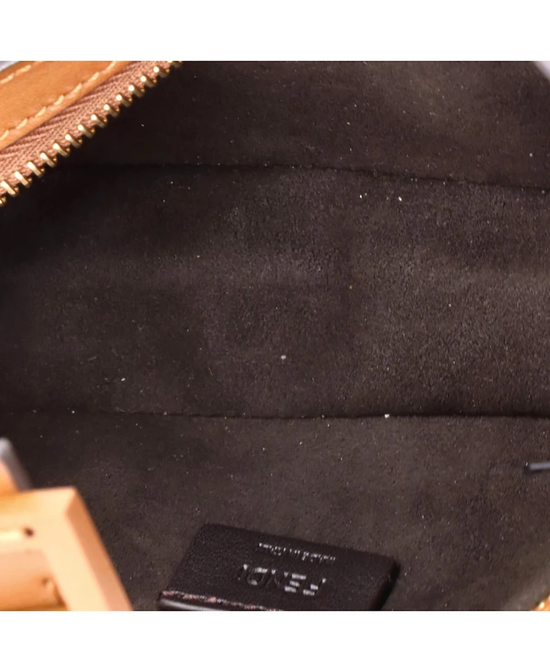 Pre-Owned Fendi Mini Baby B. Shoulder Bag Leather
