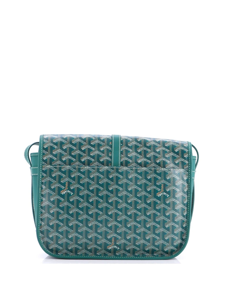 Pre-Owned Goyard Mm Belvedere Ii Messenger Bag Coated Canvas