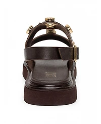 Forever & Always Shoes Women's Libera Leather Sandal
