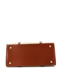 Pre-Owned Celine Medium Cabas 16 Bag Canvas with Leather