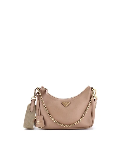 Pre-Owned Prada Small Re-Edition 2005 Shoulder Bag Saffiano Leather