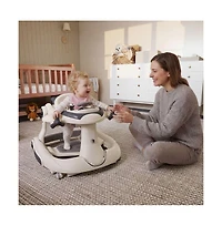 Kinder King Convertible Baby Activity Walker with Adjustable Height, Foldable Design and Interactive Play Features