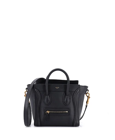 Pre-Owned Celine Nano Luggage Bag Smooth Leather