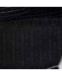 Pre-Owned Prada Medium Logo Strap Crossbody Bag Vitello Daino