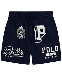 Polo Ralph Lauren Boys' 8-20 Cotton Jersey Graphic Shorts