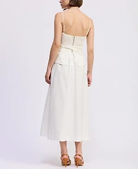 En Saison Women's Samantha Corset Mixed Media Dress