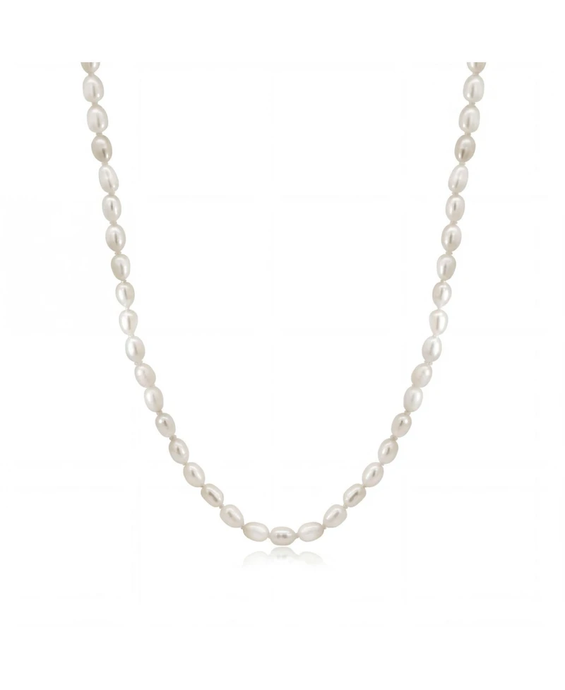 The Lovery Coastal Pearl Necklace Sterling Silver