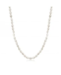 The Lovery Coastal Pearl Necklace Sterling Silver
