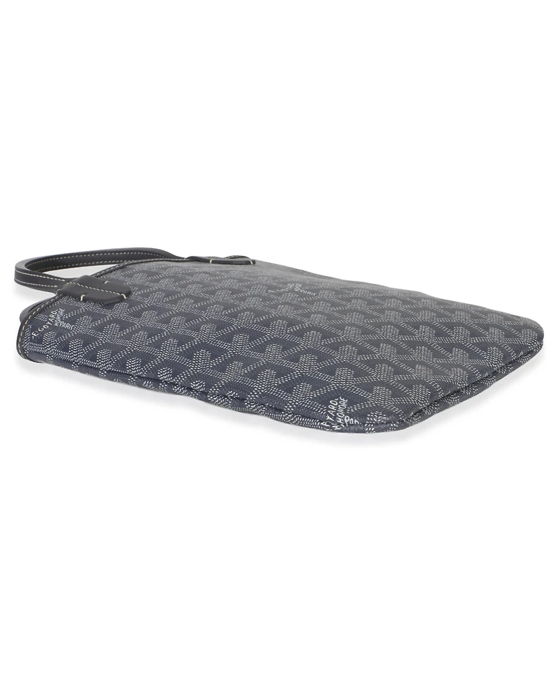 Pre-Owned Goyard Grey Goyardine Canvas Poitiers Mini Tote