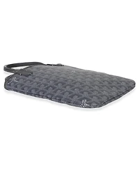 Pre-Owned Goyard Grey Goyardine Canvas Poitiers Mini Tote